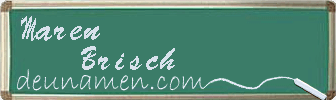 Maren Brisch Visitenkarte